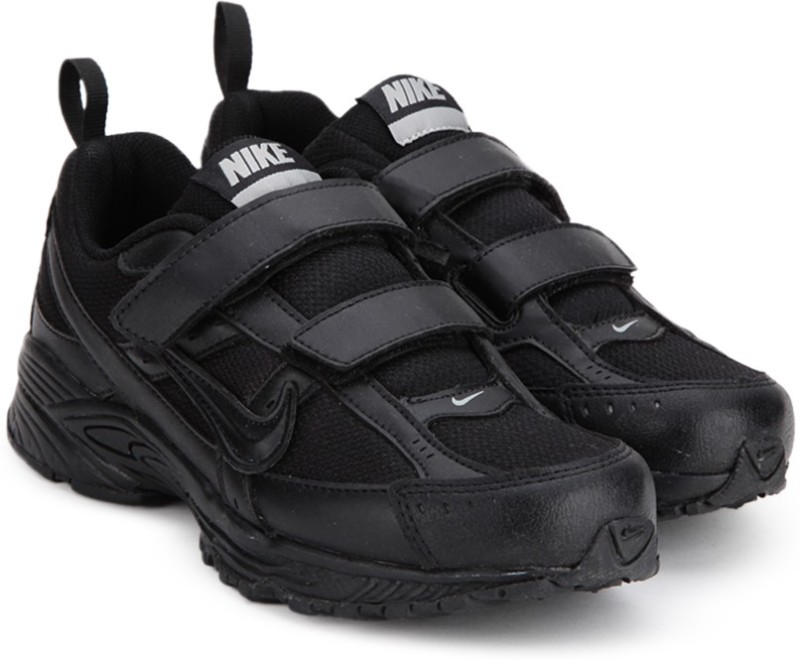 black nike velcro shoes