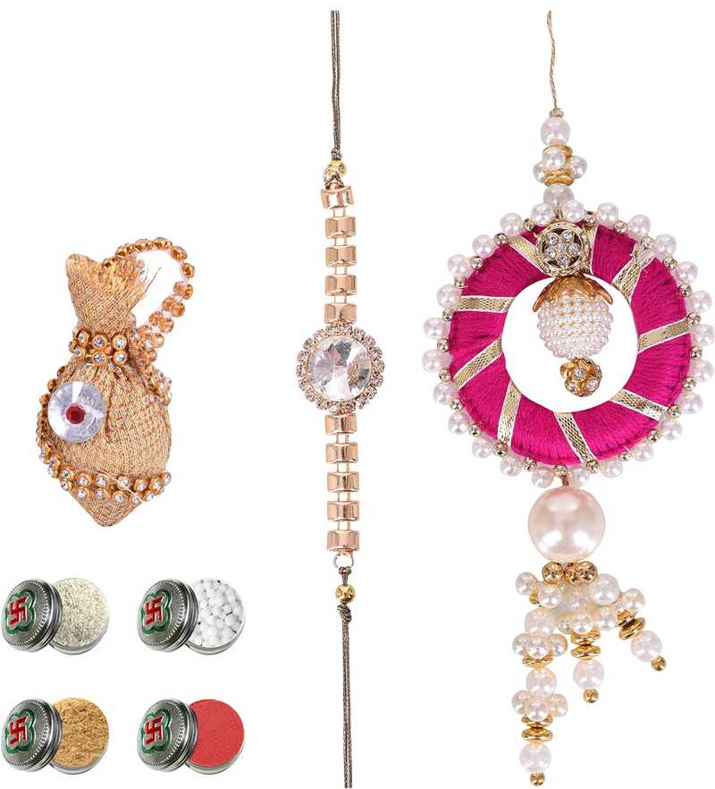 Spangle Bhaiya Bhabhi Rakhi Set Price In India Buy Spangle Bhaiya Bhabhi Rakhi Set Online At Flipkart Com