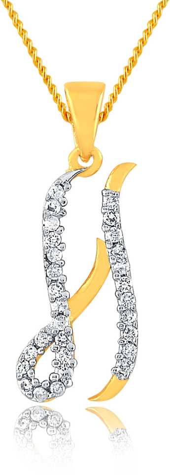 Stylish Teens Gorgeous Alphabet H Letter Locket With Chain For