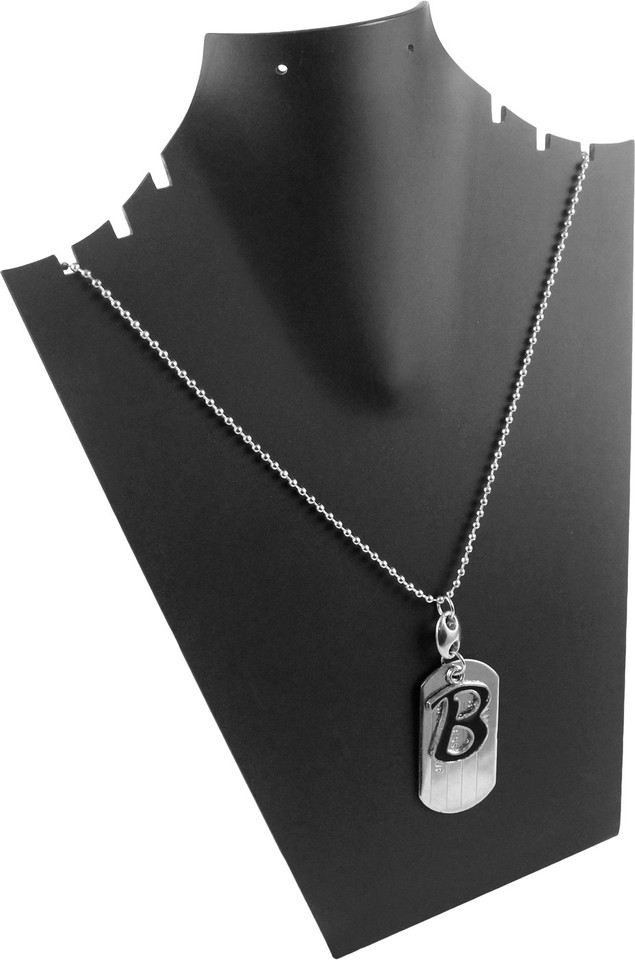 estore B alphabet name plate dog tag 