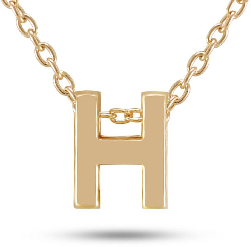 Fabfashion 'H' Letter Pendant Alphabet 