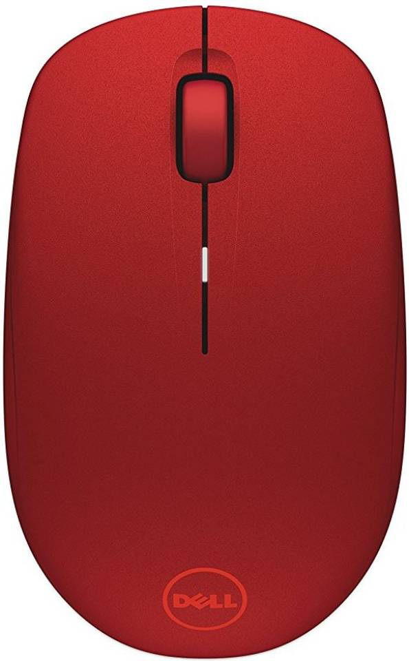 Dell WM126 Wireless Optical Mouse  (USB, Red)