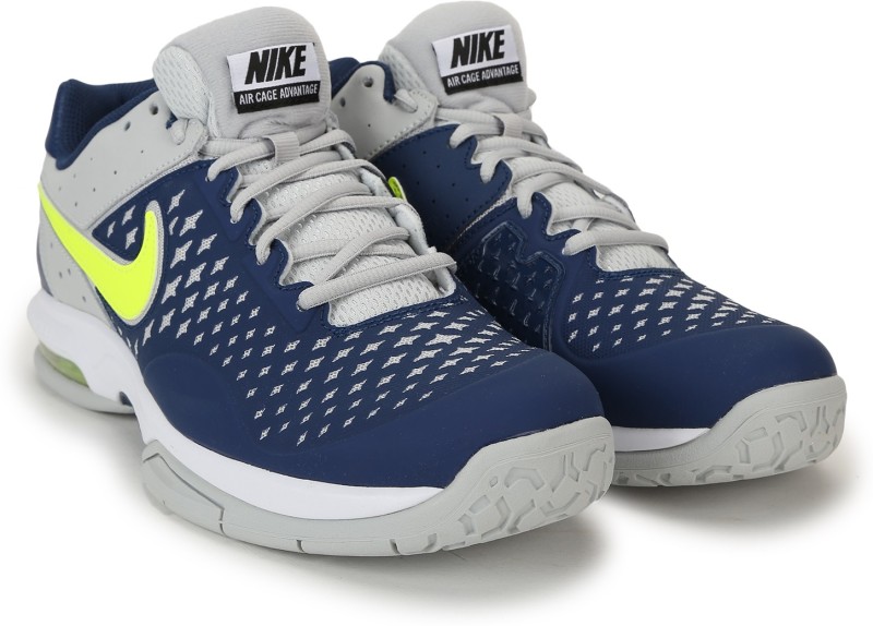 Nike AIR CAGE ADVANTAGE Tennis Shoes For Men - Buy BRAVE BLUE/VOLT 