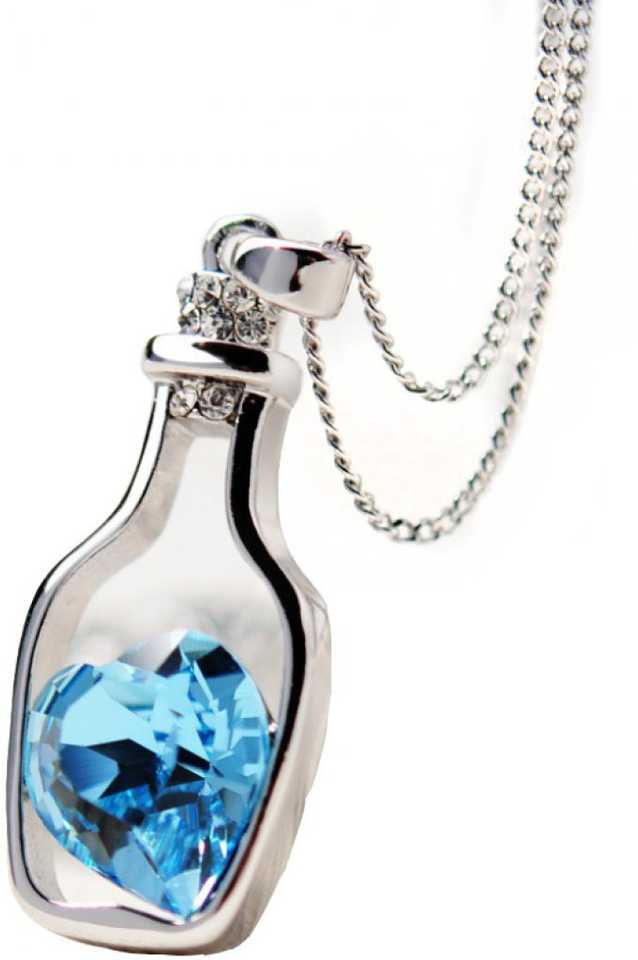 Staybeautiful Blue Heart Bottle Shaped Pendant Chain Silver Metal Set In India At Best - Heart In Bottle Pendant Staybeautiful Blue Heart Bottle Shaped Pendant Chain Silver Metal Set In India At Best - Heart In Bottle Pendant