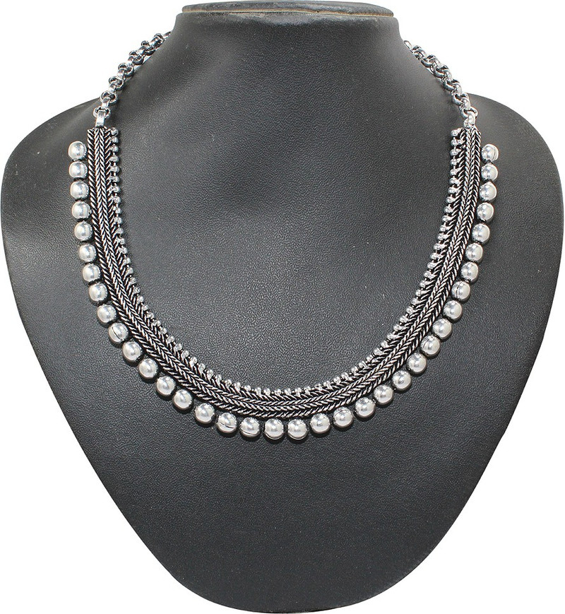 oxidised necklace flipkart