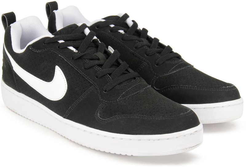 nike court borough low noir