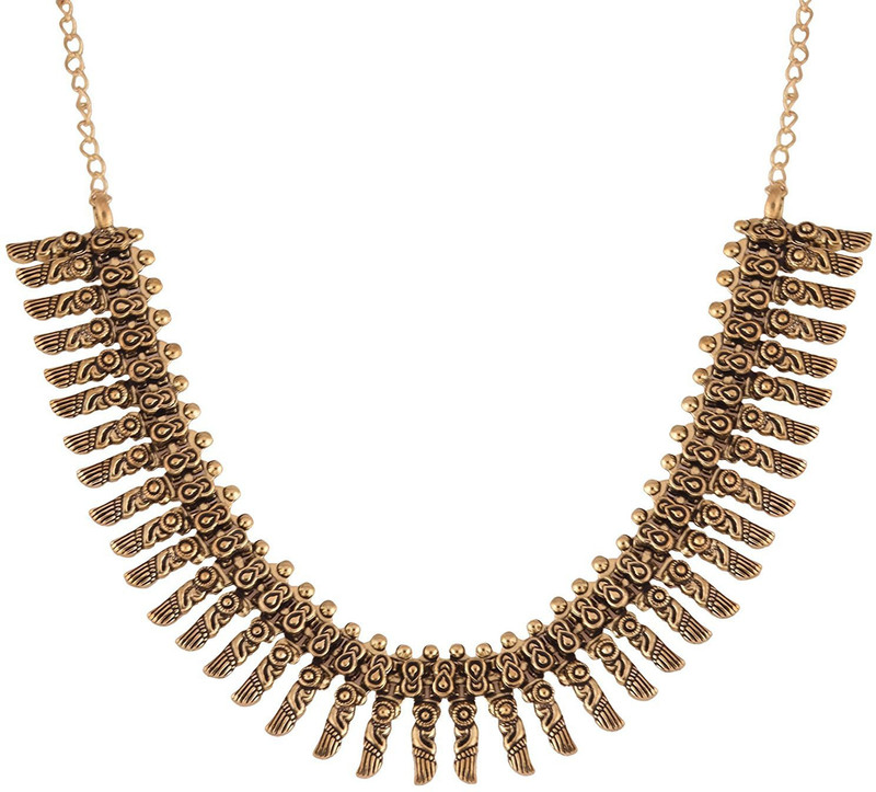 oxidised necklace flipkart