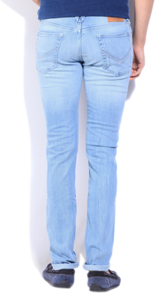 light blue polo jeans