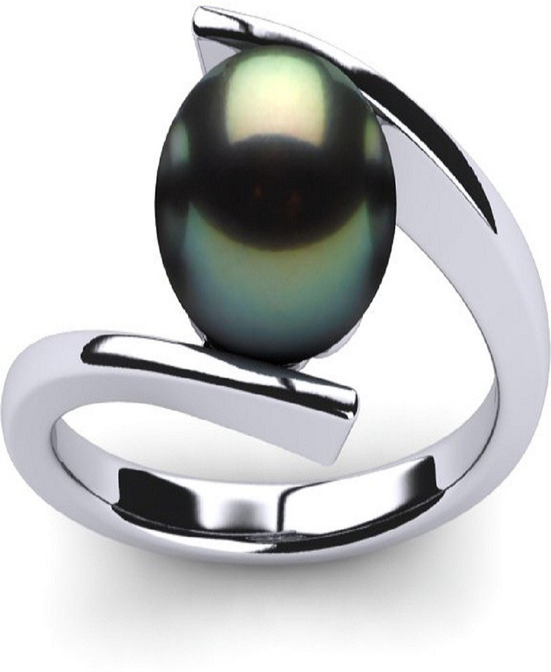 Jaipur Gemstone Black Pearl Ring Stone 