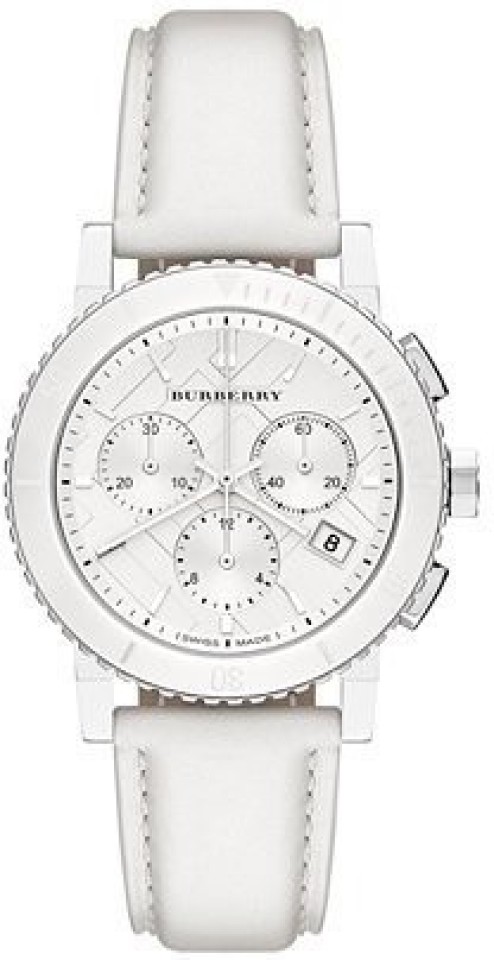 burberry white watch