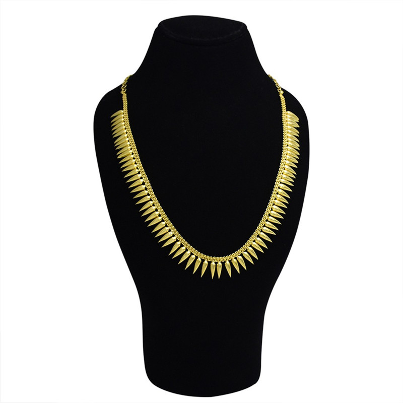 Necklace Gold-plated Plated Metal 
