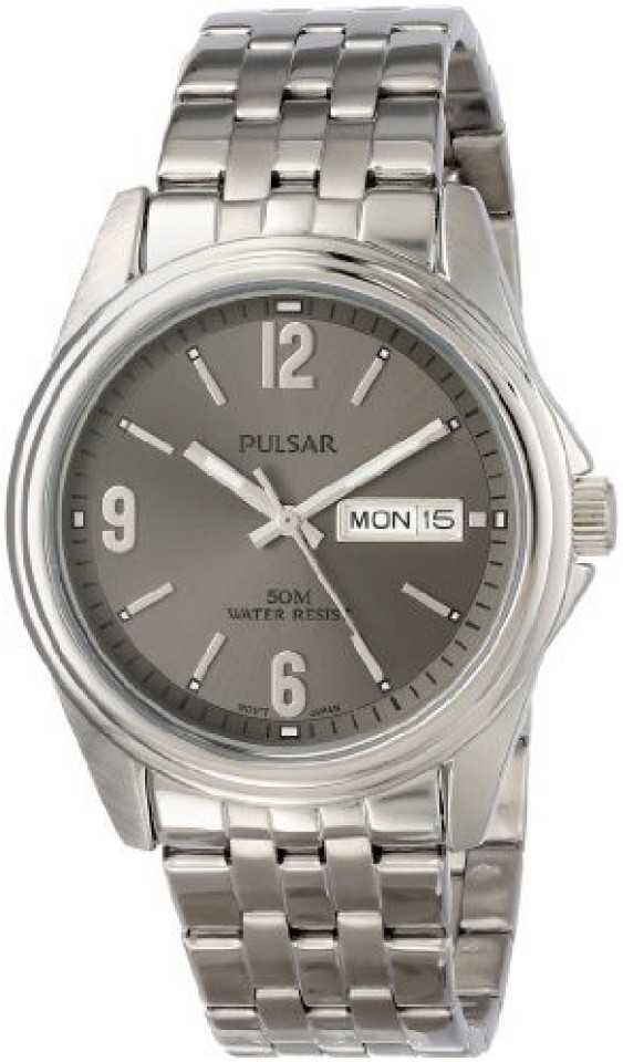 pulsar silver watch