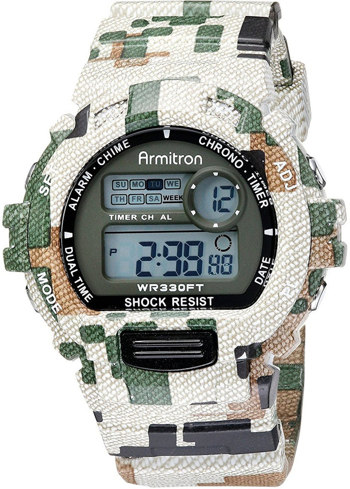 armitron camo watch