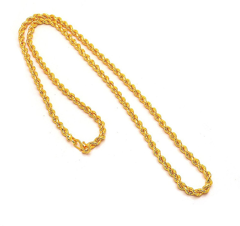 Kushahu gold plated rope rassi Chain 24 