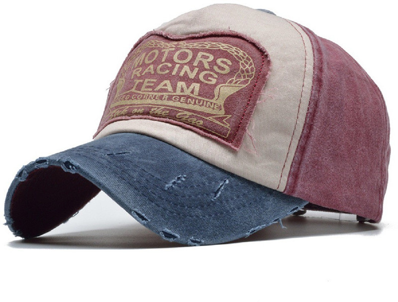 motor racing team baseball cap