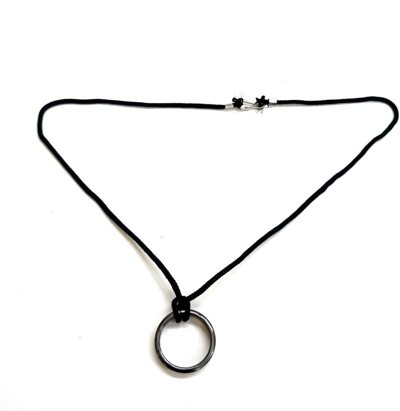 SWAAG ZONE ROUND RING Metal, Leather 