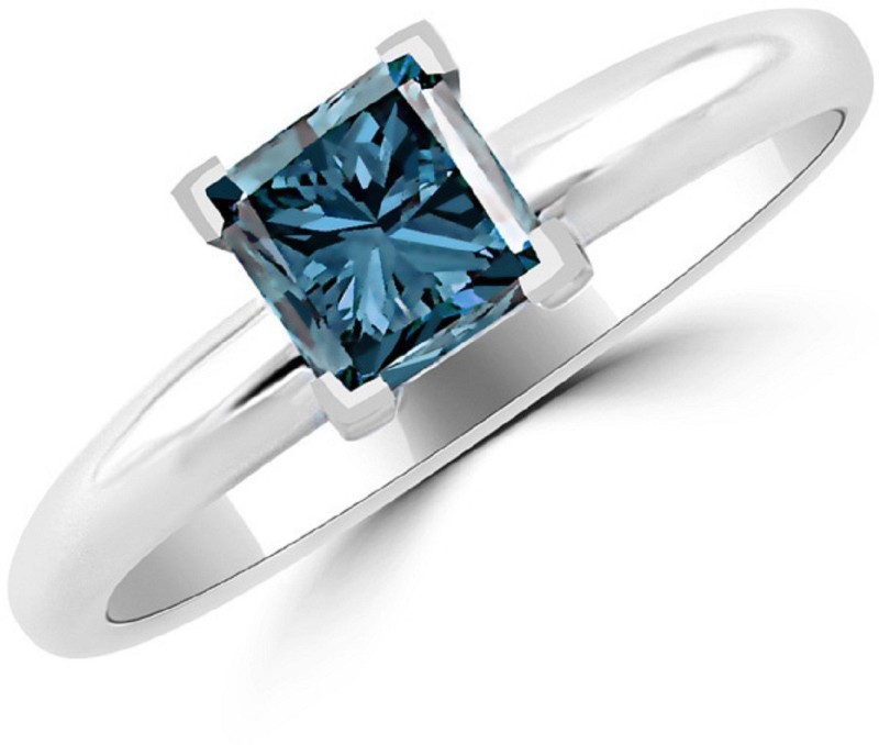 blue diamond ring cost