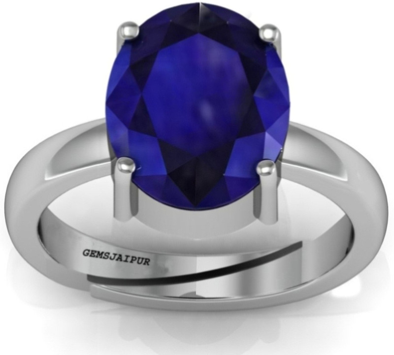 neelam silver ring