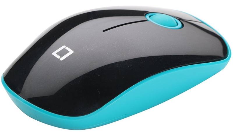 Live Tech MSW12 Wireless Optical Mouse  (2.4GHz Wireless, Teal and Black)