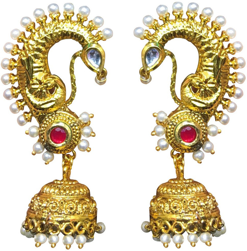Peacock Full Kaan Jhumkas/Jhumki 