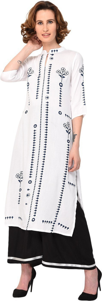 white anarkali dress flipkart