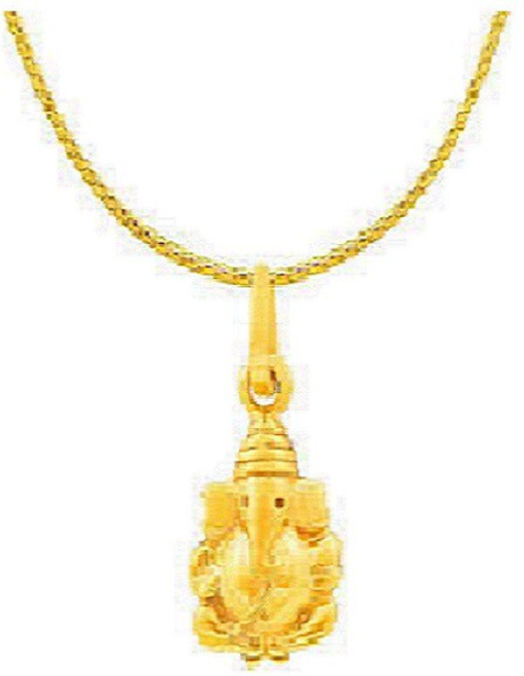Jaipur Gesmtone Ganesh pendant natural 