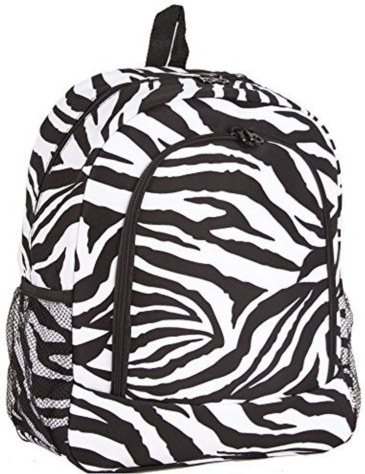 zebra school bag
