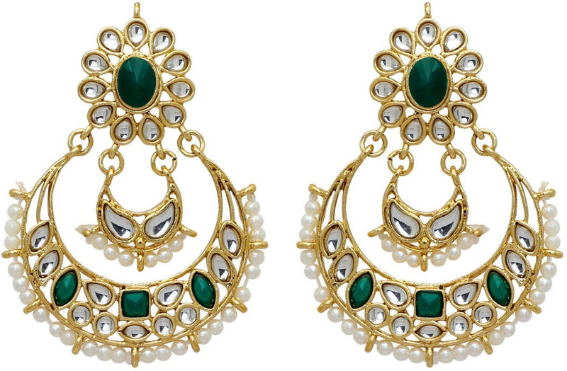 Buy Jaipur Mart Green Color Kundan 