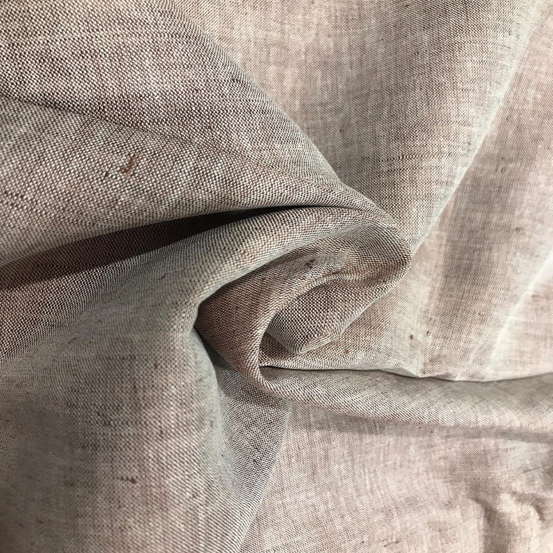 FABRICHVALLEY Cotton Linen Blend Solid 