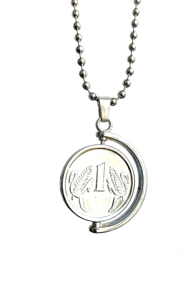 ShopTop One Ruppess Coin Anjaan Locket 