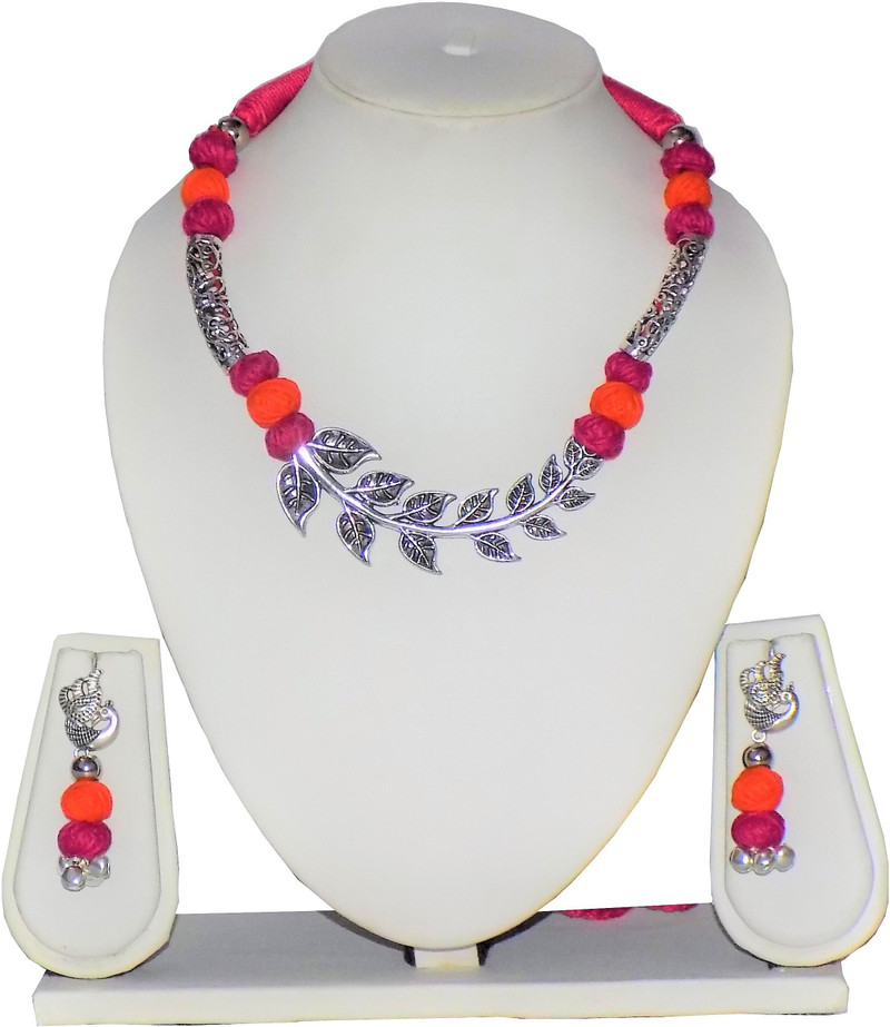 oxidised necklace flipkart