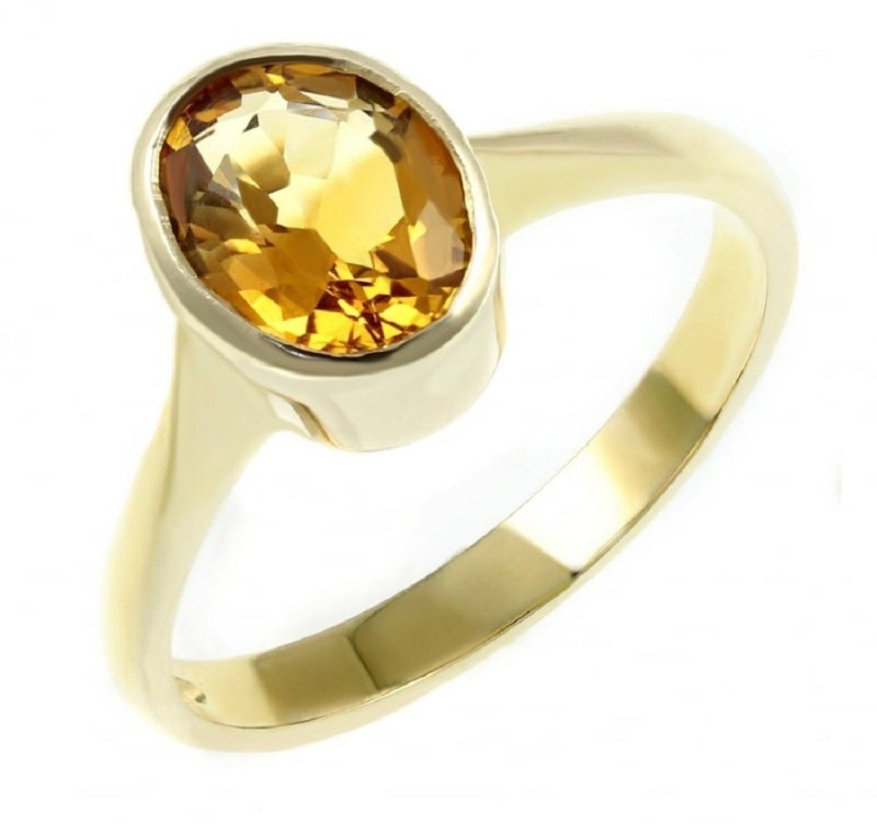 buy yellow sapphire ring online