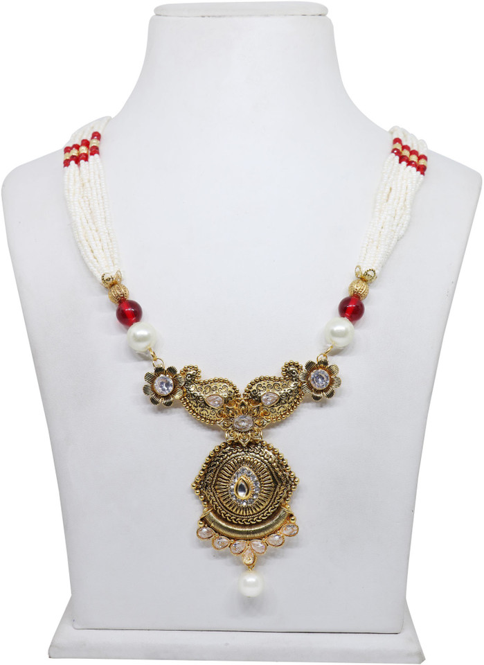 Moti Mala Pendant Necklace 
