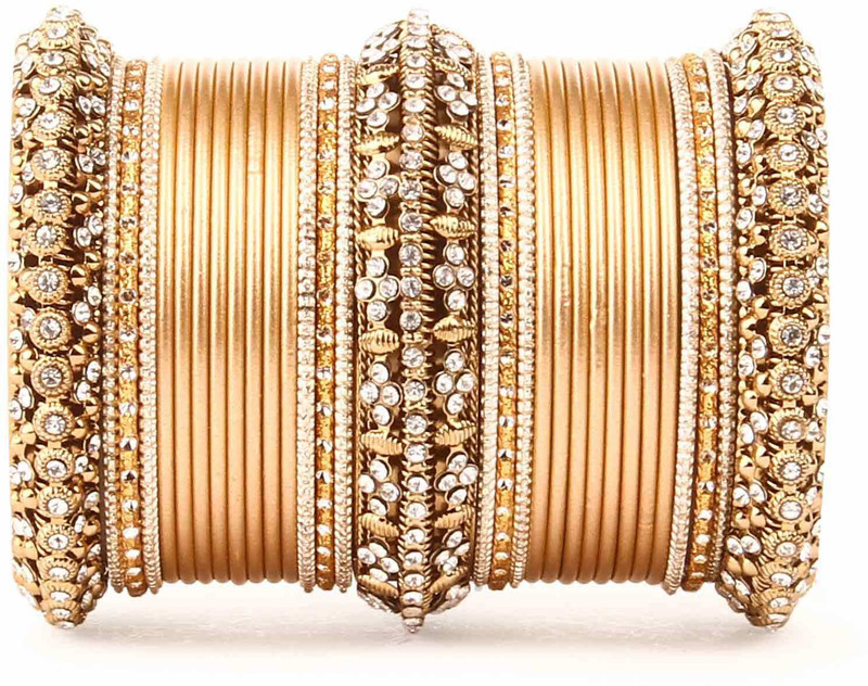 Golden colour bangles set Clearance