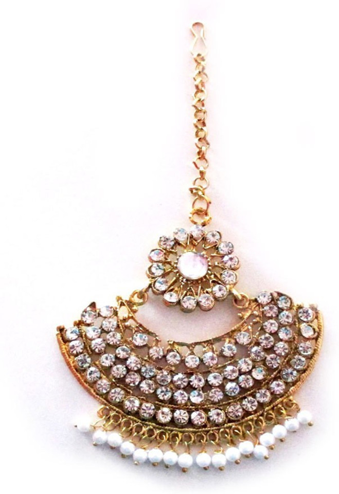 earrings with maang tikka flipkart