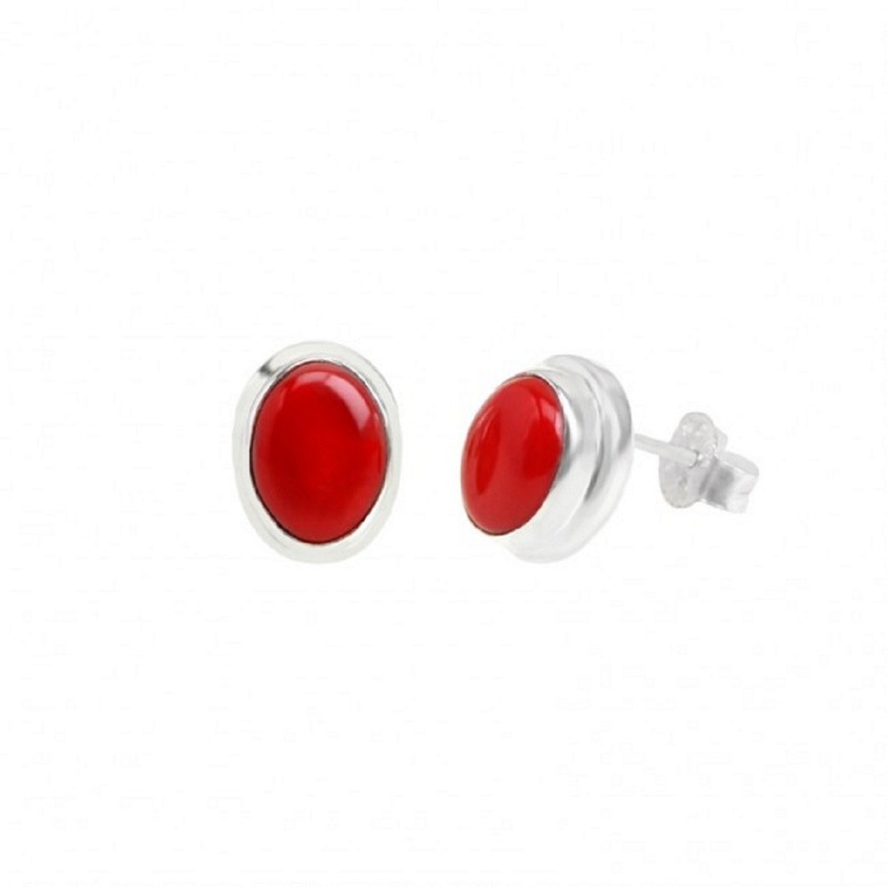 coral earrings india