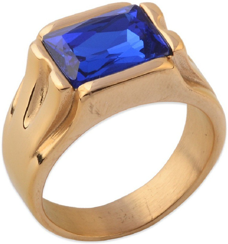 Jaipur Gemstone Blue Sapphire Ring With 