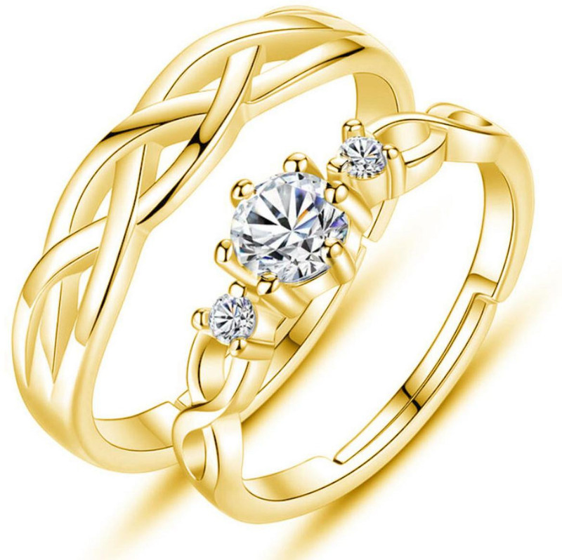 gold ring set for couples