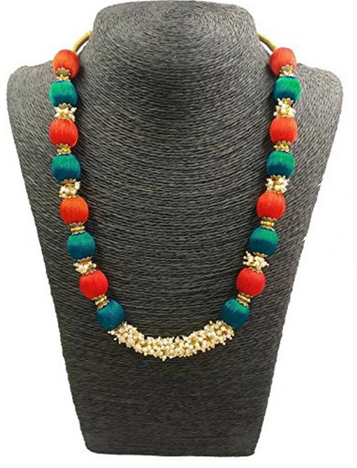 Silk Thread Lorial Necklace 