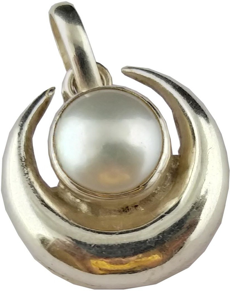 Chand Moti Locket/Pearl Moon Pendant 