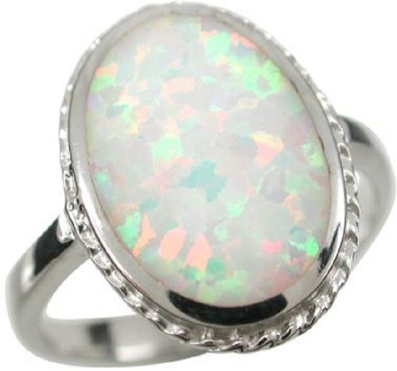 fire opal ring