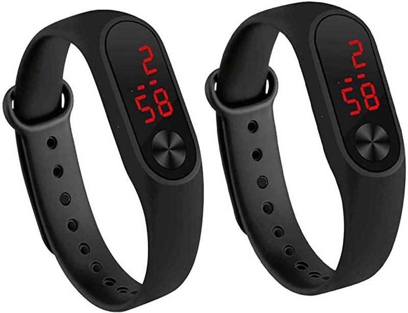 digital led band watch