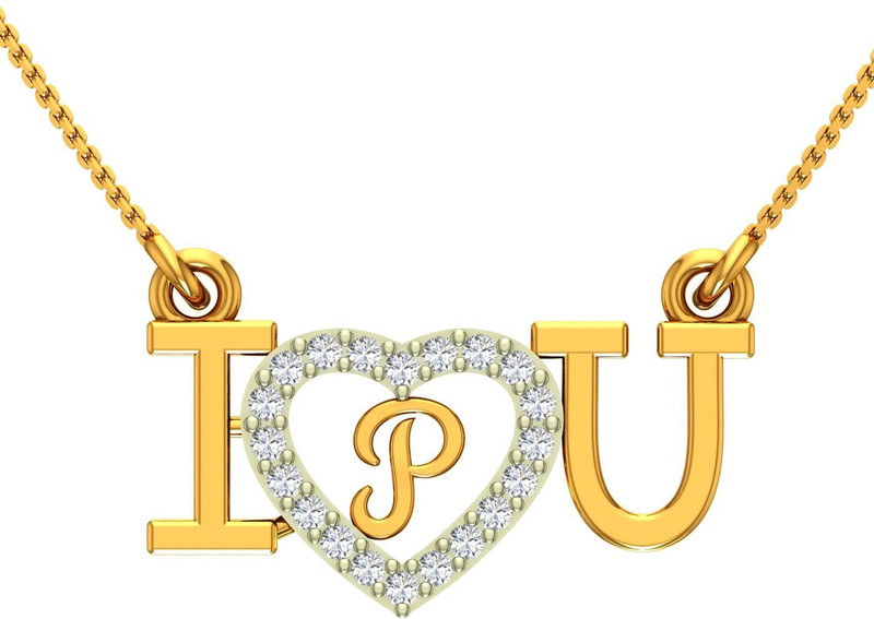 Kanak Jewels I L U Couple Pendant \