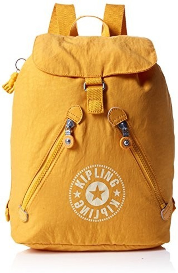 yellow kipling backpack