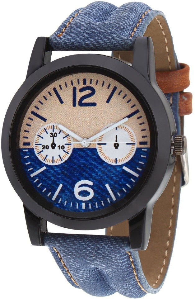 Arrival Stylish Blue Jeans Strap Watch 