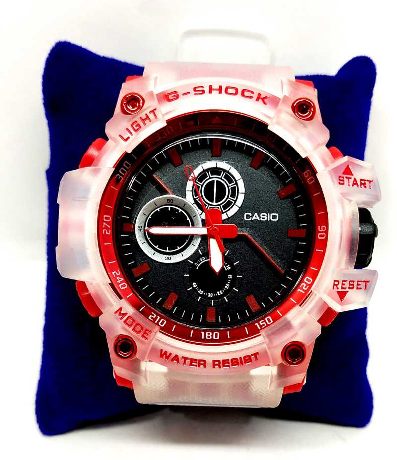 Nilam Sales Stunning Casio G Shock Red White Colour Water Proof