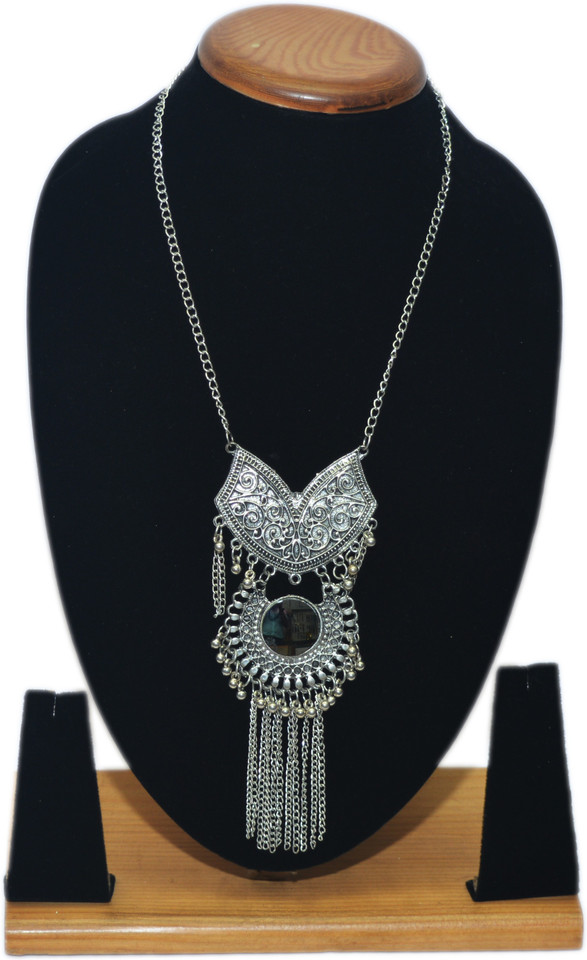Shivani Silver Plated Silver Necklace 