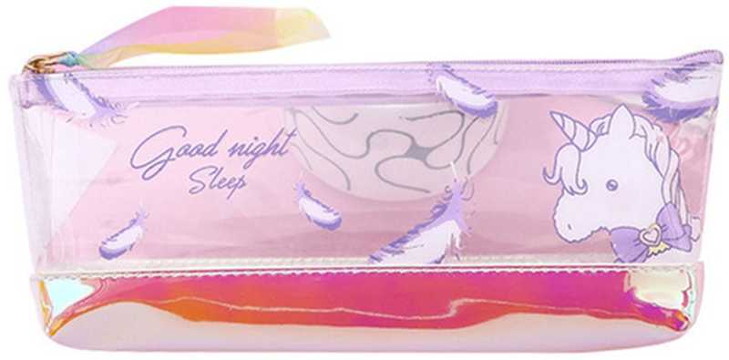 Shopngift Holographic Laser Water Transparent Unicorn Pencil Case Multipurpose Pouch Multi Color Price In India Flipkart Com This compact travel bag will add no burden to your luggage. inr