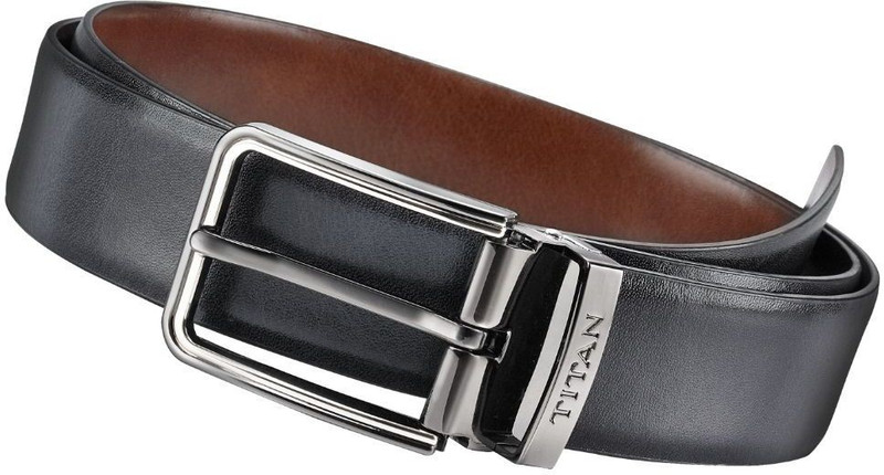 Brown Genuine Leather Reversible Belt