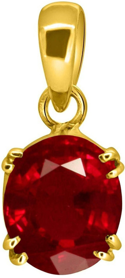 SHYAMKRIPA GEMS 7.25 Carat RUBY Pendant 